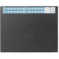 Durable Schrijfonderlegger met kalender, zwart