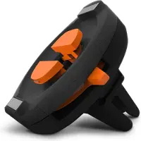 Tigra FitClic Neo Dubbele Ventilatierooster standaard Autohouder Zwart