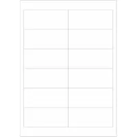 Schäfer Shop Universele etiketten, 97,0 x 42,3 mm, permanentklever, 1200 stuks