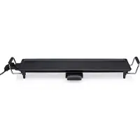Alpina Teppanyaki Bakplaat 2000W - Gourmet Grillplaat XL - Tafelgrill met Instelbare Thermostaat - Grill Plaat 70 x 23 cm - voor 4 tot 6 Personen - Anti-Aanbaklaag - RVS