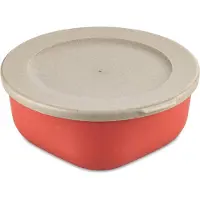 Koziol Bio-Circulair - Connect Box Schaal met Deksel 700 ml - Gerecycled Zonnebloemolie - Roze