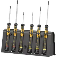 Wera 1578 A/6 Schroevendraaierset ESD 6-delig Plat, Kruiskop Phillips