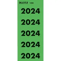 Leitz jaartal etiketten 2024 25,5 x 60 mm zelfklevend groen (100 stuks)