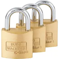 Burg wachter 6371 Hangslot 30.00 mm Gelijksluitend Messing Sleutelslot