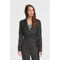 Aaiko Dames Jumpsuits Jessie Pinstripe Vis 548 - Zwart - Maat XL
