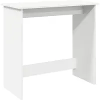vidaXL Bureau 80x40x75 cm bewerkt hout wit