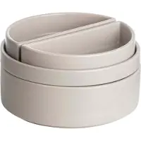 Gusta serveerset 4-delig 14,7x8cm taupe