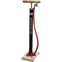Benson Nederlandse Klassieke Fietspomp - Houten Voetplaat - Max Druk 3 Bar