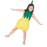 Vegaoo - Ananas kostuum voor meisjes