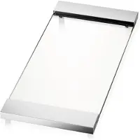 DECOR WALTHER Zeepschaal Contemporary Groot Chrome Helder Glas