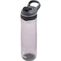 CONTIGO Cortland Autoseal Waterfles | Grote BPA-vrije Drinkfles van 720ml | Sportfles | Lekvrije Drinkfles | Ideaal voor School, de Sportschool, Fiets, Hardlopen, Wandelen | Smoke