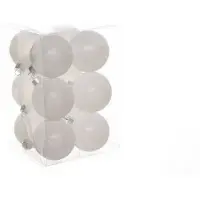 COSY&TRENDY Kerstballen wit 12 stuks
