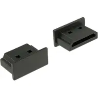 DeLOCK stofkap voor HDMI A-aansluiting zonder handvat 10 stuks zwart -