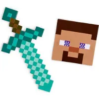 Jakks pacific MINECRAFT (MOJANG), Minecraft Sword & Mask Set, One Size Child