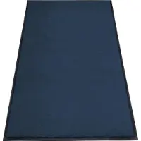 Miltex vuilvangmat Eazycare Style, hoekig, antistatisch, UV-bestendig, afwasbaar, high twist nylon & Niltril rubber, 850 x 1500 mm, staalblauw