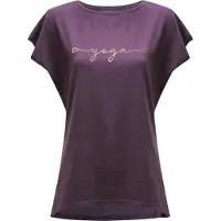 Yogistar Yoga-T-Shirt Batwing „yoga“ - berry/copper