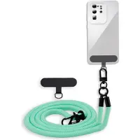 Cadorabo mobiele telefoonketting geschikt voor Motorola EDGE 30 ULTRA / X30 PRO in TURKOOIS met verstelbaar riemkoord om om je nek te hangen
