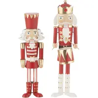 J-Line Notenkraker ijzer rood/goud small assortiment van 2