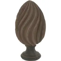 J-Line Decorative abstract pineapple polyresin brown/black
