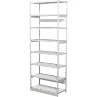 Kerkmann Complete stelling PROGRESS 500 T, basissectie, zonder achterwand, H 2600 x B 960 x D 400 mm