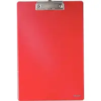 Esselte klemplaat voor ft A4 PP, rood - 5 stuks