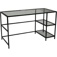Skye Decor Bureau Glassier | glas zwart 130x60x75 cm bureaus | NADUVI