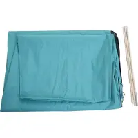 MCW Beschermhoes voor zweefparasol tot 3,5 m, afdekhoes met ritssluiting ~ turquoise