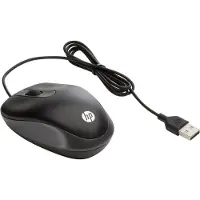 HP USB-reis muis, geschikt voor zowel rechtshandigen als linkshandigen, optisch, USB Type-A, 1000 DPI, zwart