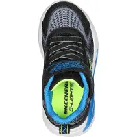 SKECHERS Jongens Flex Glow Bolt Sneakers Zwart