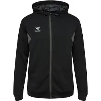 Hummel Sportsweatvest 'Authentic' grijs / zwart / wit