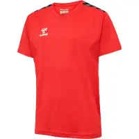 Hummel Functioneel shirt 'Authentic' vuurrood / zwart / wit