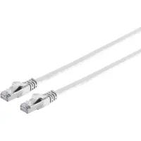 Shiverpeaks UFTP CAT7 platte netwerkkabel | PVC | wit | 2 meter