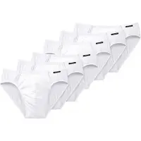 Schiesser Slip zwart / wit