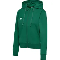Hummel Sportief sweatvest 'GO 2.0' donkergroen / wit