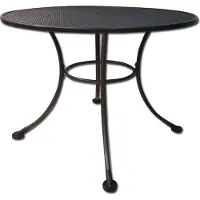 Vita Tuintafel Antraciet Rond 105 cm Zwart Lichtmetaal Basic Strekmetaal Sow Shin Europe