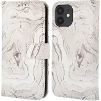IMoshion Design Bookcase voor de Apple iPhone 12 (Pro) - Sandy Marble