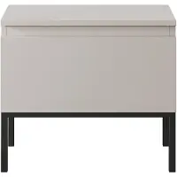 NADUVI Collection Nachtkastje Kate | spaanplaat beige 49x43x32 cm nachtkastjes | NADUVI