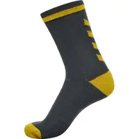 Hummel Sportsokken geel / grijs