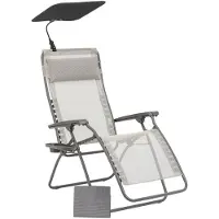 Lafuma Rsc Clip Zen Set II relaxstoel beige - traploos verstelbare rugleuning