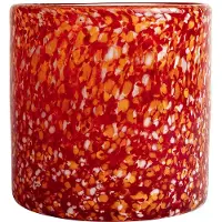 By On Calore waxinelichtjeshouder M Ø15 cm Red-orange