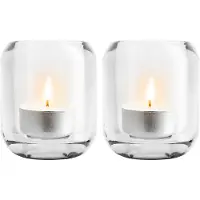 Eva Solo Waxinelichthouder ACORN set van 2 stuks, helder glas, Eva Solo