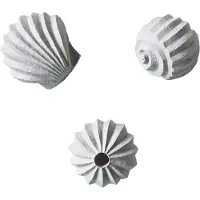 Cooee Design The Genesis Shells sculptuur 3-pack Limestone