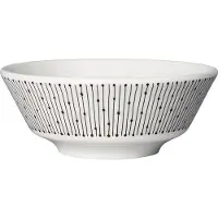 Arabia Mainio Sarastus kom Ø13 cm Zwart-wit