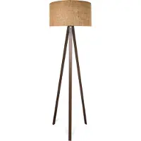 Lux.pro Staande lamp 'Newport', 1 x E27, bruin