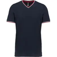 Kariban K374 Heren-T-shirt piqué V-hals