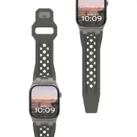 Uag Monarch Siliconenbandje voor de Apple Watch | 44/45/46/49 mm - Olive