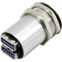 TRU COMPONENTS USB-14 USB A dubbele inbouwbus 3.0 Bus, inbouw Inhoud: 1 stuk(s)