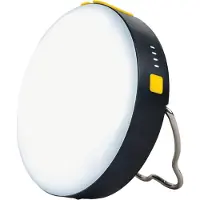 Aqiila Campinglamp met Powerbank, Lamp 300 lumen, IP67 waterdicht, Powerbank 10.000mAh, 20W, 1x USB-C, 1x USB-A, Werklamp met verstelbare standaard en magnetische achterkant