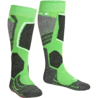 Falke Sportsokken donkergrijs / lichtgroen / zwart / wit