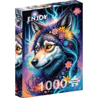 Enjoy Puzzle Magical Wolf Portrait Puzzel (1000 stukjes)